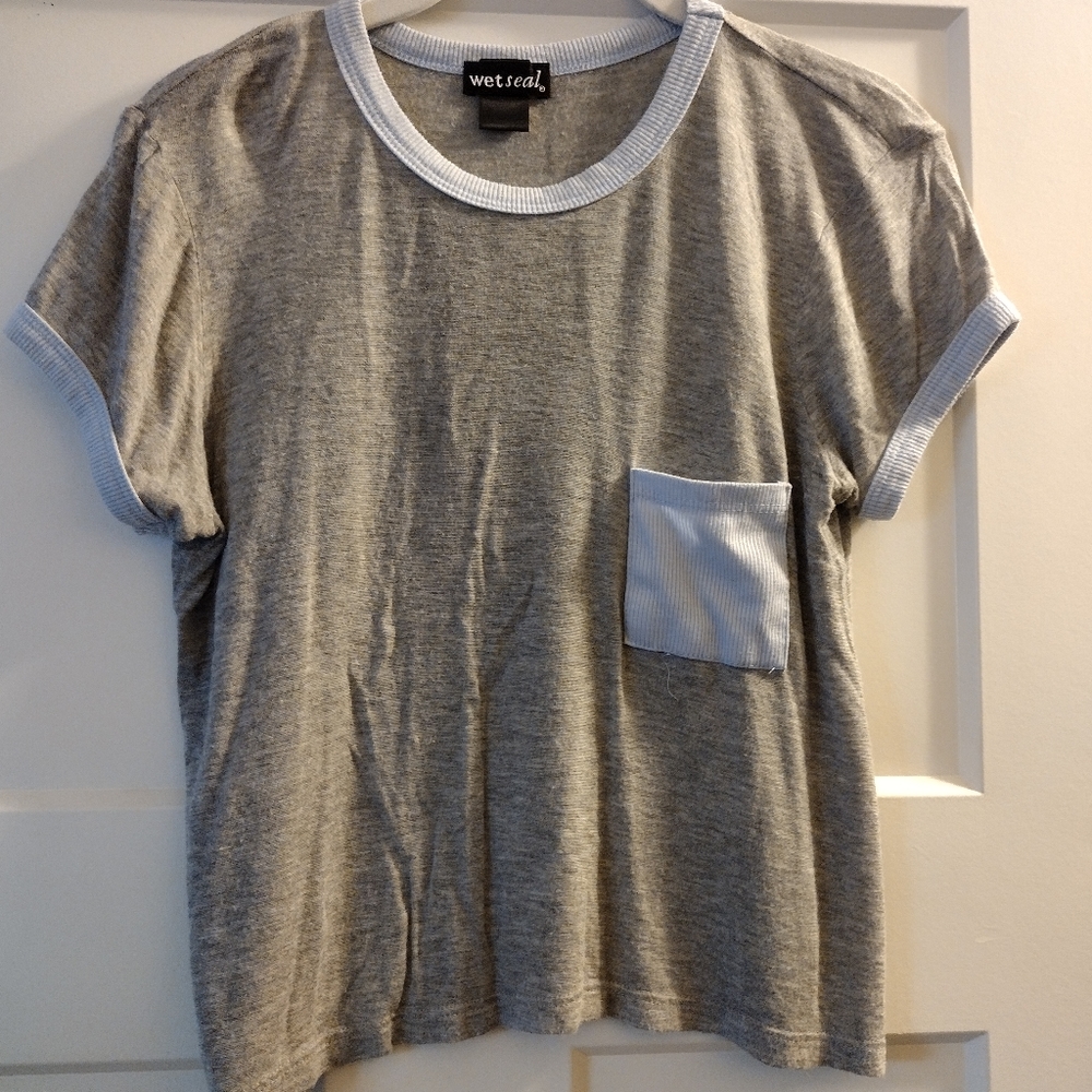 Wet Seal short top